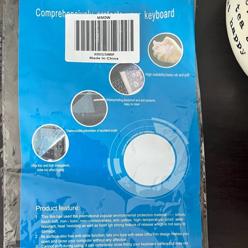 NWT Notebook Keyboard Protective Skin
